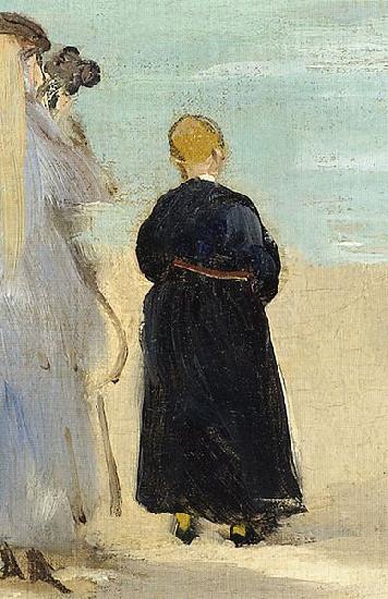 Edouard Manet Sur la plage de Boulogne Germany oil painting art